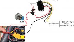 Nami Burn E 40Ah: Zasilanie paska LED z akumulatora 72v - schemat i kwestie techniczne