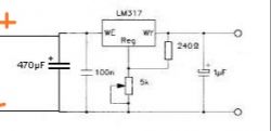 Regulacja napięcia potencjometrem - LM317 Regulacja napięcia potencjometrem - LM317