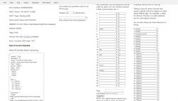 Configuration interface settings with MQTT and pin data.