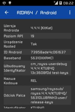Doświadczenia z CyanogenMod na Samsung GT-S6310 - kompatybilność z Androidem 4.4.4 i 5.0