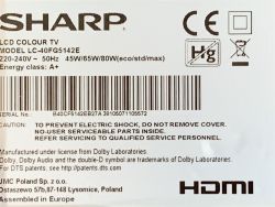 Sharp - I need software for Sharp LC-40FI5012E and LC-40FG5142E