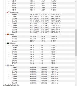Wysokie temp. i7 9700k na chłodzeniu Grandis 2 XE1436 - jak obniżyć?