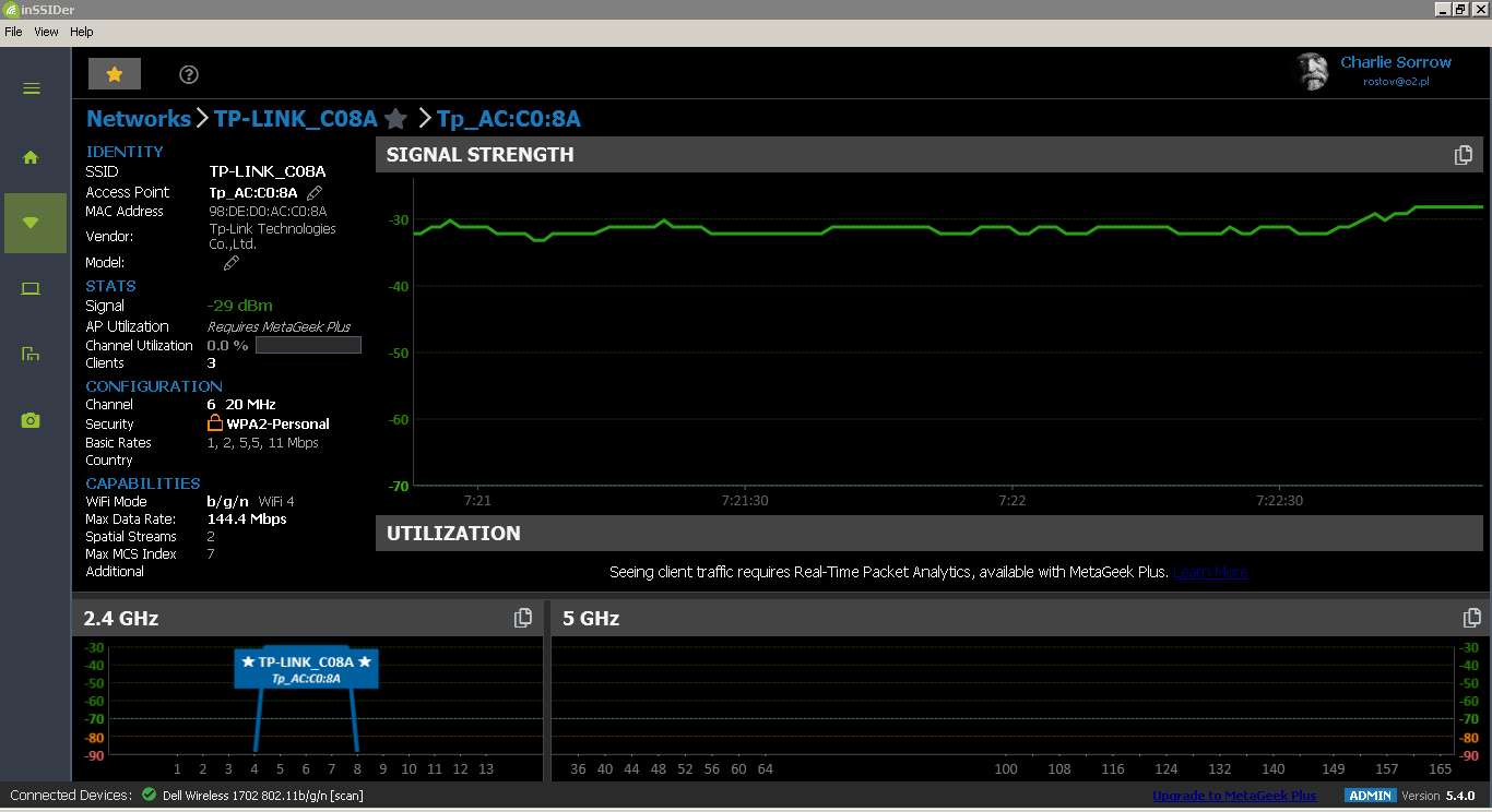 Check Network Card Speed Steps for WiFi Maximum Speed Evaluation
