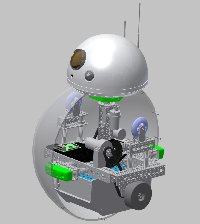 Pełnowymiarowy BB-8 oparty o konstrukcję zabawki od Sphero