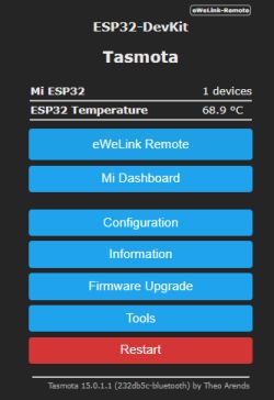 How to connect Sonoff R5 Bluetooth Remote to Home Assitant via ESP32 Tasmota Bluetooth Gateway?