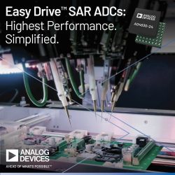Nowe ADC Easy Drive ułatwiają projektowanie przy wiodącej wydajności