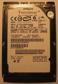 Hitachi HTS541060G9SA00 nie wykrywany w BIOS odzyskiwanie danych Hitachi HTS541060G9SA00 nie wykrywany w BIOS odzyskiwanie danych