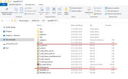Screenshot of a folder with various script and document files in Windows File Explorer.