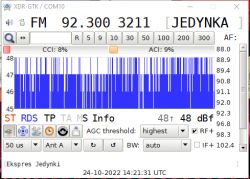 AM / FM tuner TEF6686 controlled from the computer