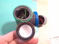 Przenośny głośnik Bluetooth wykonany z trójnika PCV