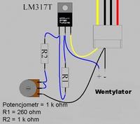 Jak dodać LED do kontrolera prędkości wentylatorów?