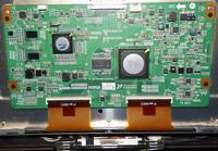Samsung UE46B7000 - Napięcia na T-CON, pionowe pasy po minucie działania TV