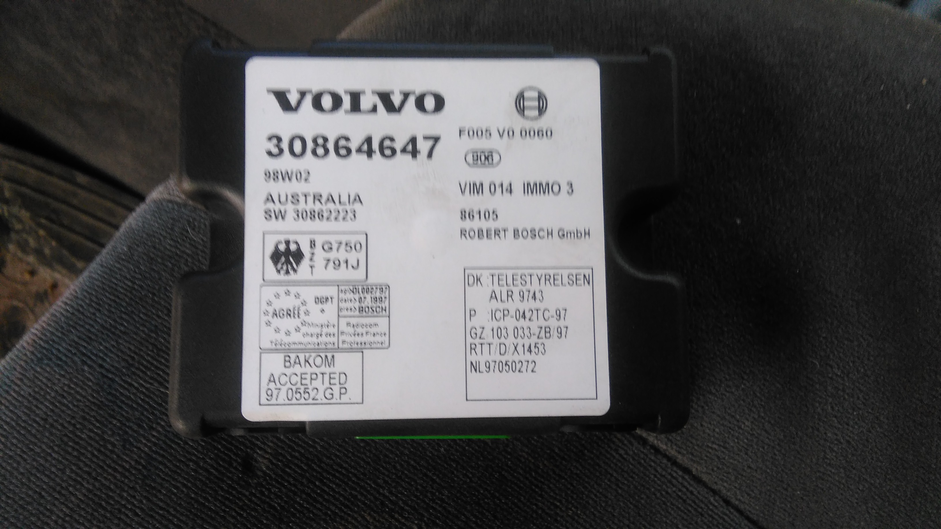Volvo V40 Centralny Zamek elektroda.pl