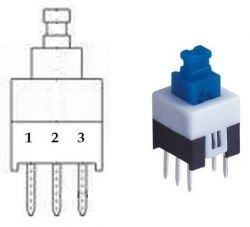 President Herbert 1 - Wybór przełączników 7x7x5 mm, 6 pin: locking czy unlock?
