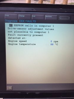 Bmw DDE 2.1 - Błąd "60 EEPROM cells in computer 1"
