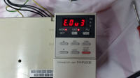 Falownik Mitsubishi FR-A044 3,7 kW - błąd E.0v3, silnik nie startuje