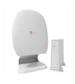 Zestaw T-Mobile 5G Box ODU z anteną zewnętrzną Router T-Mobile 5G Box ODU z jednostką wewnętrzną i anteną zewnętrzną