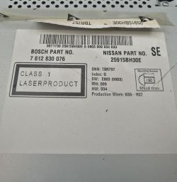 Radio Nissan 25915BH30E (Bosch 7612830076) - Podłączenie wzmacniacza i subwoofera