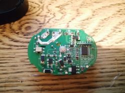 Printed Circuit Board of ATARM TMWF02 Fan Module Printed circuit board of the ATARM TMWF02 fan module with visible electronic components.