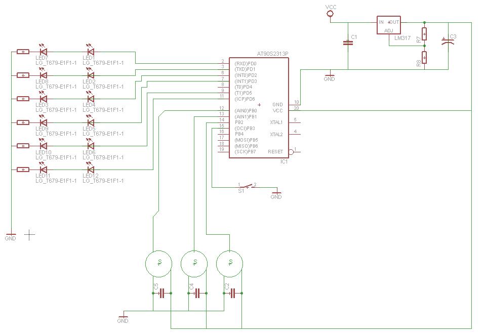 Проекты для attiny2313