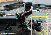 Canon IP4600 Pixma - Wyjęcie mechanizmu z dolnej części obudowy