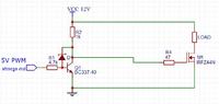 Jak zaprojektować mosfet driver do szybkiego przełączania z atmega OUT?