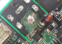ASUS X57v (M50Vm) spalony element zasilania. Element do identyfikacji