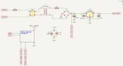 Schemat układu z modułem radiowym RDA5807M i ESP32.