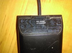 Co to za urządzenie Logitech znalezione z drukarką HP F4180?