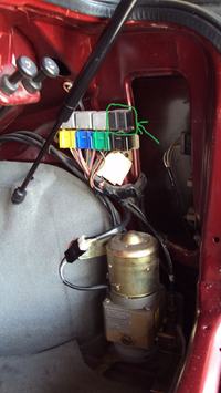 GSI,Kadett,Cabrio,schemat elektryczne podnoszenie dachu