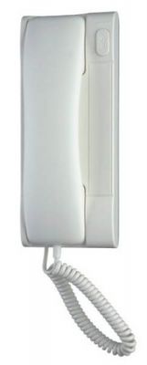 Biały unifon Miwi Urmet 1132/620 z systemów cyfrowych Basic i Matibus SE.