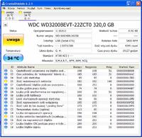 WD3200BEVT-22ZCT0 - Dysk niewidoczny po użyciu Hard Disk Sentinel, jak przywrócić partycje?