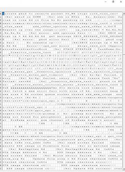 Memory Dump of LED Controller W302 Screenshot of memory code from LED controller.