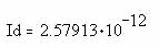 Calculating dynamic resistance using voltage and current values (U1, I1; U2, I2; U3, I3)