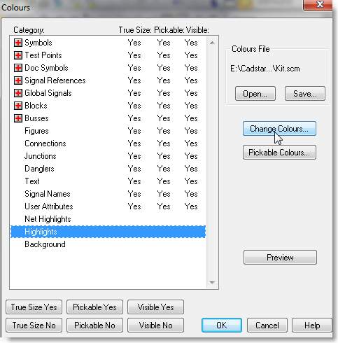 Cadstar design editor- symbole schematowe