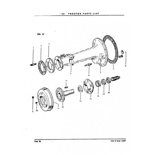 Poszukiwany katalog części do traktora Ferguson TEA20