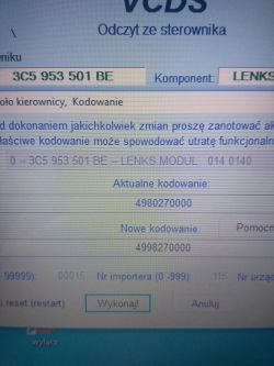 Passat B7 Multifunkcja - Dołożenie Kierownicy Multifunkcyjnej b7