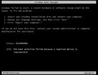 Dell XPS l702x - Przerwany CHKDSK, błąd 0xc000000e