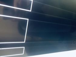42LV3550 LG - Poziome linie przy białych krawędziach, wina T-Con czy matrycy?