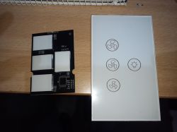 Touch Panel and PCB for Ceiling Fan Fan control panel and PCB board.
