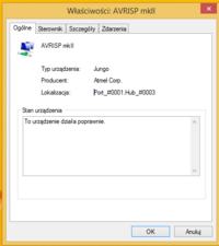 Atmel Studio + AVR ISP MKII nie widzi mikrokontrolera.