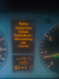 Mercedes B150 - Identyfikacja błędu z wyświetlacza