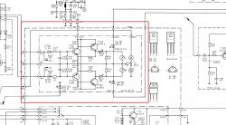 Schemat wskaźnika wysterowania Grundig TS945
