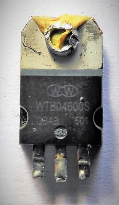 Ściemniacz BSY-740 spalony - Co to za triak i jakie rezystory