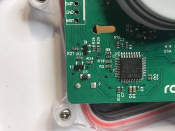 Wnętrze odkurzacza smart/robota sprzątającego z WiFi Medion 13277