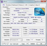Podkręcanie Q6600 na Gigabyte P31-DS3L - restart przy memory testing