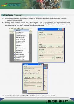 Poszukuję dokumentacji do programatora MicroSense USB AVR ISP II FT