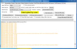 Screenshot of BK7231N Programming Tool Screenshot of a programming tool showing connection error messages with BK7231N chip.
