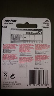 Czy ładowarka everActive NC 1000 PLUS naładuje akumulatory RAYOVAC AA?