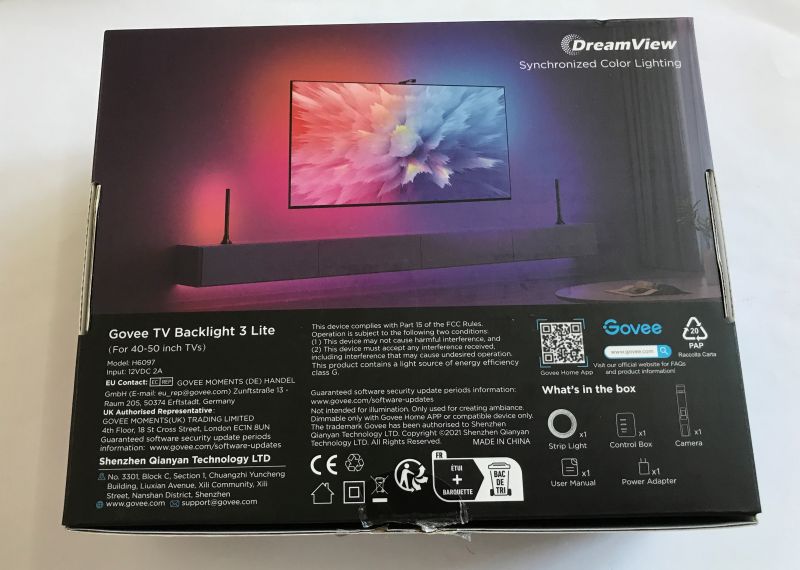 Practical test of the Govee TV Backlight 3 Lite - simple and effective LED lighting for your TV